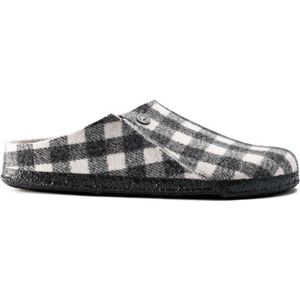 Birkenstock - Zermatt Rivet - Dames Slipper - Wit - Wolvilt