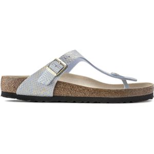 Birkenstock, Schoenen, Dames, Blauw, 43 EU, Elegante Gizeh Damessandaal