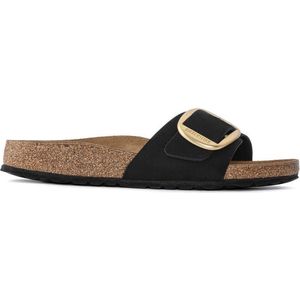 Birkenstock Madrid Big Buckle - dames sandaal - zwart