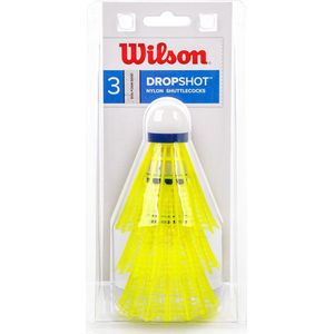 Wilson Dropshot Badminton Shuttles voor volwassenen, uniseks