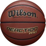 Wilson, Reaction Pro, basketbal, kunstleer, binnen en buiten, WTB10137XB07 uniseks, volwassenen, bruin, 7