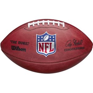 Wilson The Duke American NFL Football, Officiële NFL Size, Horween Leer, Bruin