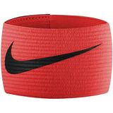 Nike Voetbal Arm Band 2.0 Captain Band, Oranje (Total Crimson/Black), One Size