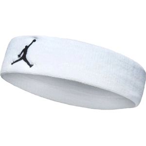 Jordan jumpman hoofdband in de kleur wit.