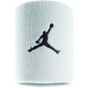 Nike _Jordan Jumpman polsbands unisex volwassenen, wit (wit zwart), Eén maat