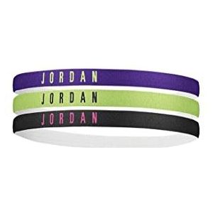 Jordan Elastic Headbands - Paars/Geel/Zwart - One Size