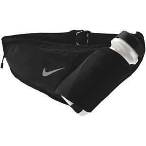 Nike large bottle belt 22oz in de kleur zwart/zilver.