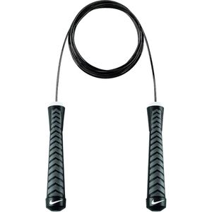 Nike Weighted Rope Zwart/Wit - Verstelbaar Springtouw