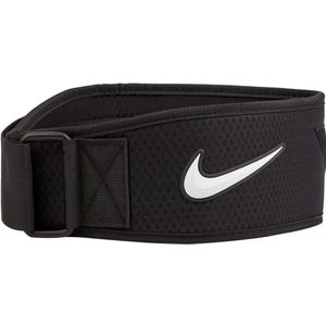 Nike mens intensity training belt in de kleur zwart.