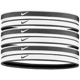 Nike nike tipped swoosh sport headbands in de kleur grijs/oranje.