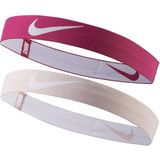 Nike headbands 2 pk with pouch in de kleur rood.