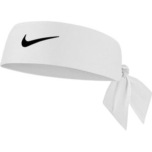 Nike Nike Head Tie 4.0 Headband  Hoofdband (Sport) - Maat One size  - Unisex - wit/zwart