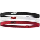 Nike Heren hoofdband 9318 hoofdband, 083 zwart/wit/university rood, eenheidsmaat EU