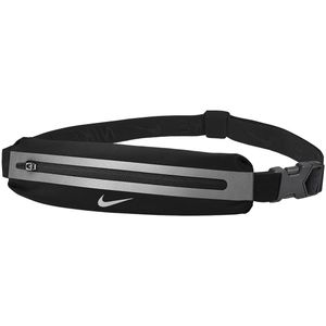 Nike Unisex - Slim 3 heuptas voor volwassenen, 082 zwart/zilver, één maat