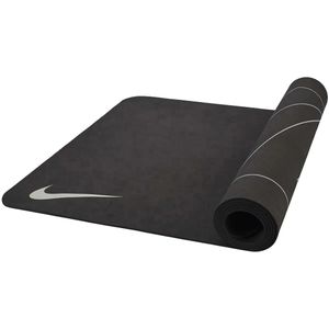 Nike 4mm Reversible Yoga Mat - Black- Dames, Black
