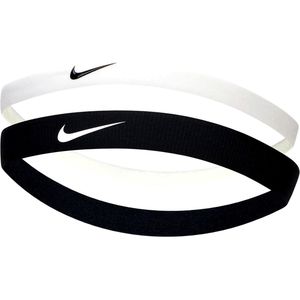 Nike - Flexibele Bandjes - Haarbanden - Zwart - Set van 2