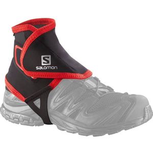 Salomon Trail Gaiters High Uniseks Gamaschen Trail Running Wandelen MTB Hardlopen, Gemakkelijk te gebruiken, Duurzaam, Trail Running Wandelen MTB Hardlopen, Zwart, M