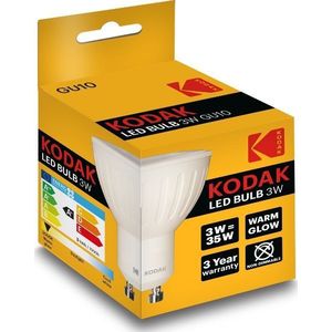 Kodak lamp Led 3w / 35w Gu10 240lm 3000k