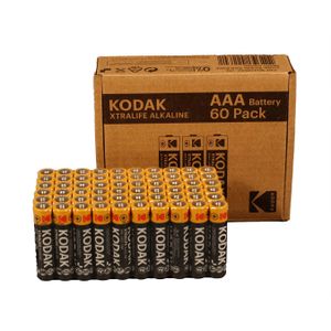 Kodak XTRALIFE alkaline AAA/LR03 - Batterij - 60 stuks