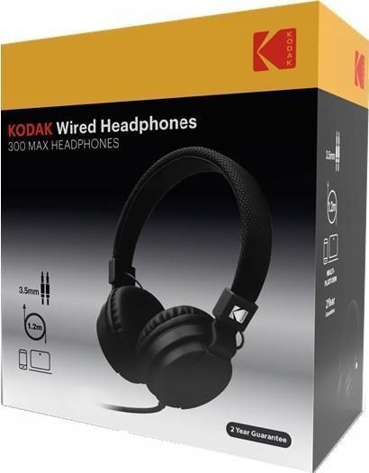Kodak - 300 MAX - Wired On-ear Headphone - Bedrade On-ear Koptelefoon - 3.5MM - 1.2M