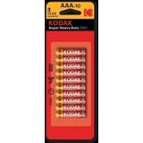Kodak - AAA Alkaline Batterijen - 10 Stuks - Extra Heavy Duty