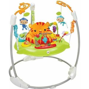 Fisher-Price - Jumperoo Jungle Sounds Lights - 360° draaibare zitting - Staand - Ontwikkelt de motoriek van de baby - Geschenk vanaf de geboorte, CHM91