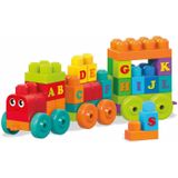 Mega Bloks First Builders ABC Alfabet Trein - Constructiespeelgoed