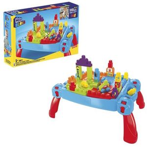 MEGA Bloks Tafel mobile bouw en leer - 30 blokken - Bouwstenen