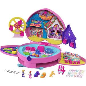 Polly Pocket Paruqe Diversies rugzak met pop en accessoires (Mattel GYK91), duurzame verpakking - Standaard Verpakking