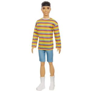 Barbie Ken Fashionista - Grote Gestreepte Trui