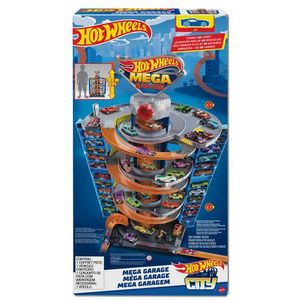 Hot Wheels City - Mega Garage Speelset - Auto Garage met 4 Verdiepingen - Vanaf 4 jaar