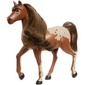 Spirit Yegua paard bruin met paardenhaar en gewrichtskop (Mattel GXF00)