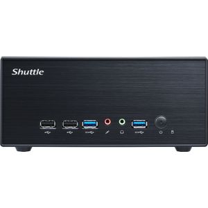 Shuttle XH510G2 XPC Slim PC Barebone, Intel H510, LGA1200, 2x DDR4 (max.64GB) 2.5" bay, HDMI, DP