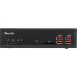 Shuttle Barebone XPC slim DH32U5 Intel Core i5-1135G7 2x32GB DDR4-3200 2xSODIMM 4xUSB 3.2 4xHDMI noOS (Intel Core i5-1135G7), Barebone