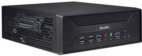 Shuttle - XH510G - Barebone - Zwart - 180W - Intel Core i3