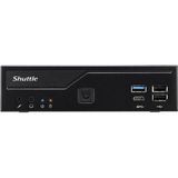 Shuttle DH610 PC/workstation barebone 1,3L maat pc Zwart LGA 1700