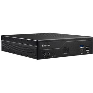 Shuttle DH610 PC/workstation barebone 1,3L maat pc Zwart LGA 1700