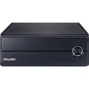 Shuttle XPC slim Barebone XH610V - S1700, Intel H610, 1xDP, 1xHDMI, 1x VGA, 2x COM (RS232), 2x LAN (2.5G and 1G), 1x slim 5.25 inch, 2x 3.5 inch, 2x M.2, 24/7 permanent gebruik