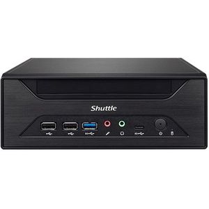 Shuttle XH610 XPC Slim Barebone, LGA1700, Intel H610, HDMI, DP, VGA, 2x COM, 2x LAN, 2x2.5", 24/7