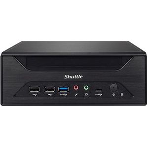 Shuttle - XH610 Barebone - Zwart - Staal - Voor Intel Core i3