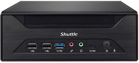 Shuttle - XH610 Barebone - Zwart - Staal - Voor Intel Core i3