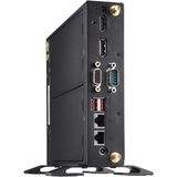 Shuttle XPC slim Barebone DS20U3V2, i3-10110U, 2x LAN (1xGbit, 1x 2.5Gbit), 1xCOM, 1xHDMI, 1xDP, ventilatorloos , 24/7 permanent gebruik, 1,3L maat pc, Mini PC barebone, Intel SoC, DDR4-SDRAM, PCI Express, SATA III, 65 W