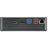 Shuttle NC40U3 XPC Nano PC, Intel Core i3-1215U, 1x HDMI, 1x DP,1xUSB-C/DP, 6x USB3.2, 1x 2.5