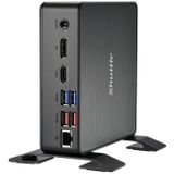 Shuttle NC40U, 0,84L grote PC, Mini PC barebone, Intel SoC, DDR4-SDRAM, PCI Express, Serial ATA III (Intel Celeron 7305), Barebone