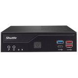 Shuttle DH670V2 PC/workstation barebone 1,35L maat pc Zwart Intel H670 LGA 1700