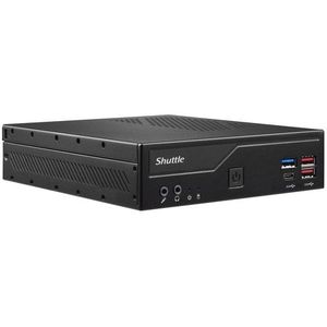 Shuttle DH670V2 PC/workstation barebone 1,35L maat pc Zwart Intel H670 LGA 1700