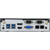 Shuttle DL30N PC/workstation barebone 1,35L maat pc Zwart