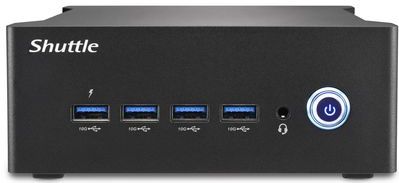 Shuttle - XPC Nano NT10H5 - Barebone - Zwart - Intel Core Ultra 5 125H, 2xSODIMM, 1xM.2