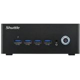 Shuttle - XPC Nano NT10H5 - Barebone - Zwart - Aluminium
