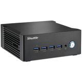 Shuttle - XPC Nano NT10H5 - Barebone - Zwart - Aluminium